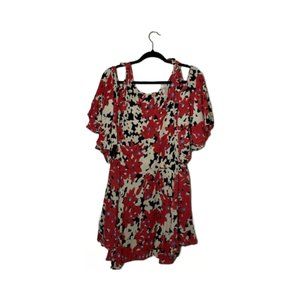 Free People One Floral Mini Dress Small